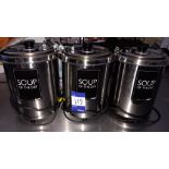 3 x Dualit DSK6 6 Litre hotpot soup kettle’s (2022)