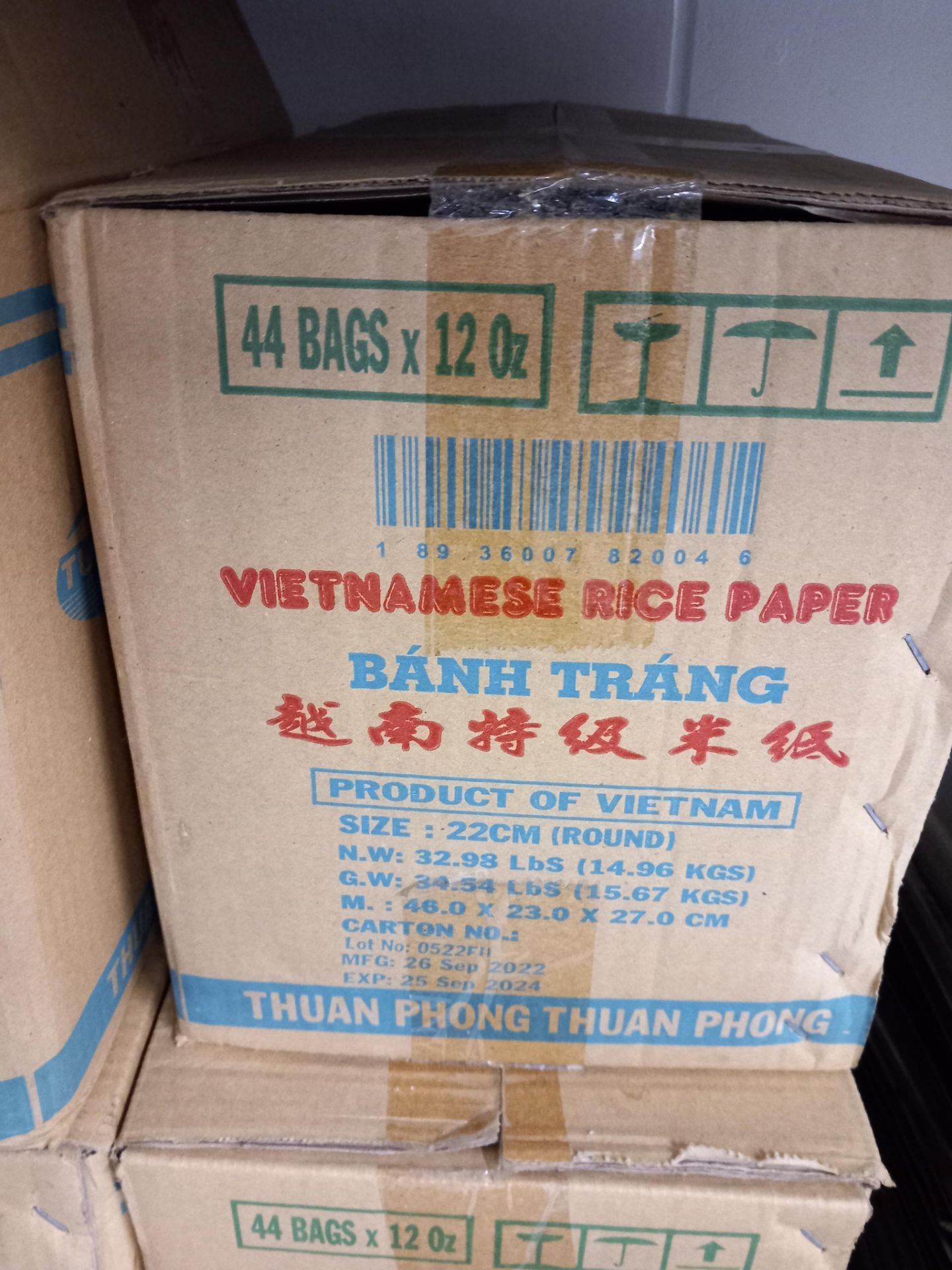 Quantity of various food stuffs to include Vietnamese rice paper - Image 4 of 6