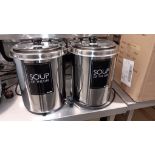 2 x Dualit DSK6 6 Litre hotpot soup kettle’s (2022)