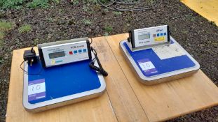 2x Digital Scales, 1 x power supply, as lotted