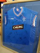 Glasgow Rangers Framed Shirt