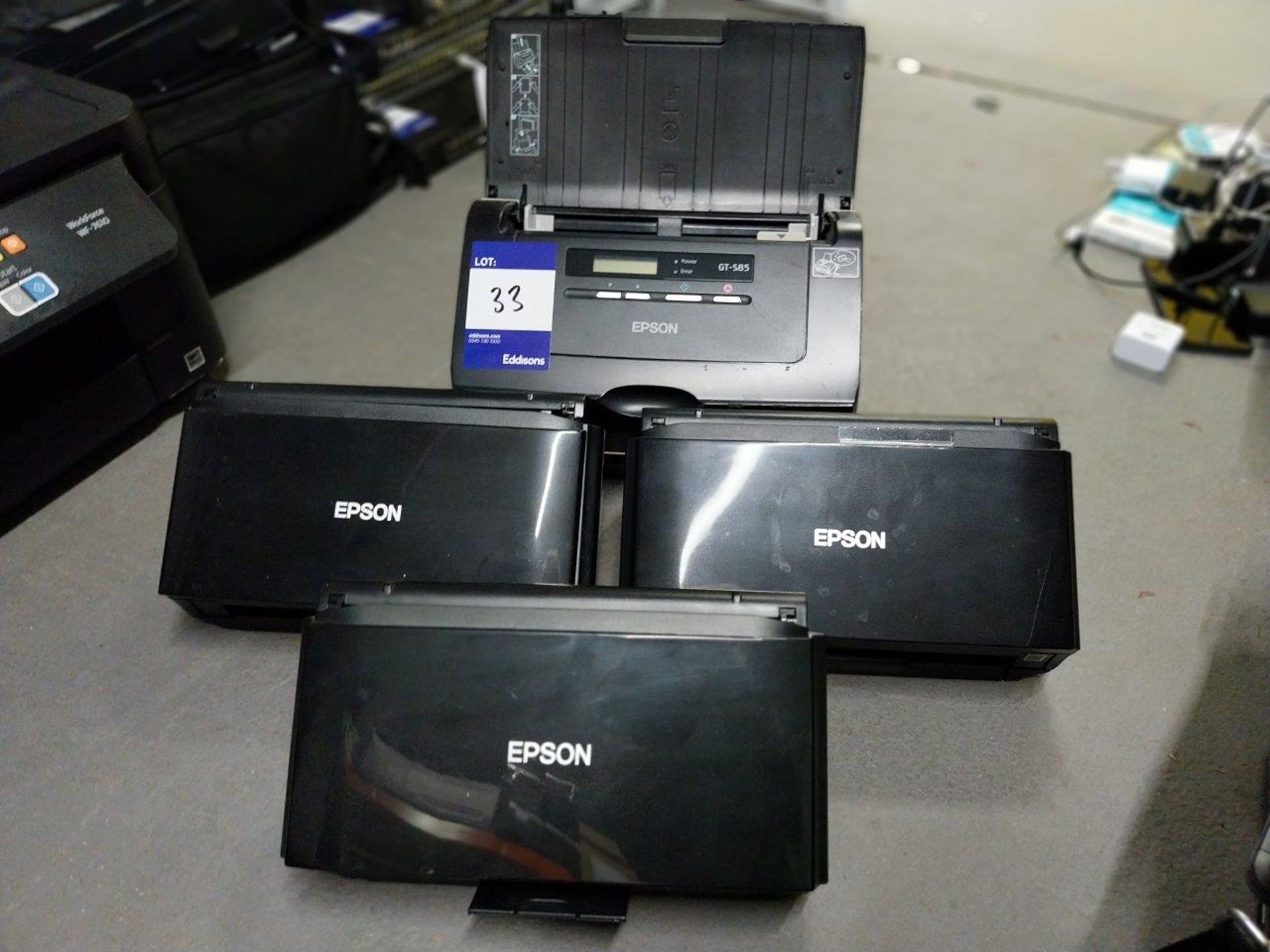 3 x EPSON DS-520, 1 x EPSON GTS85 Printers