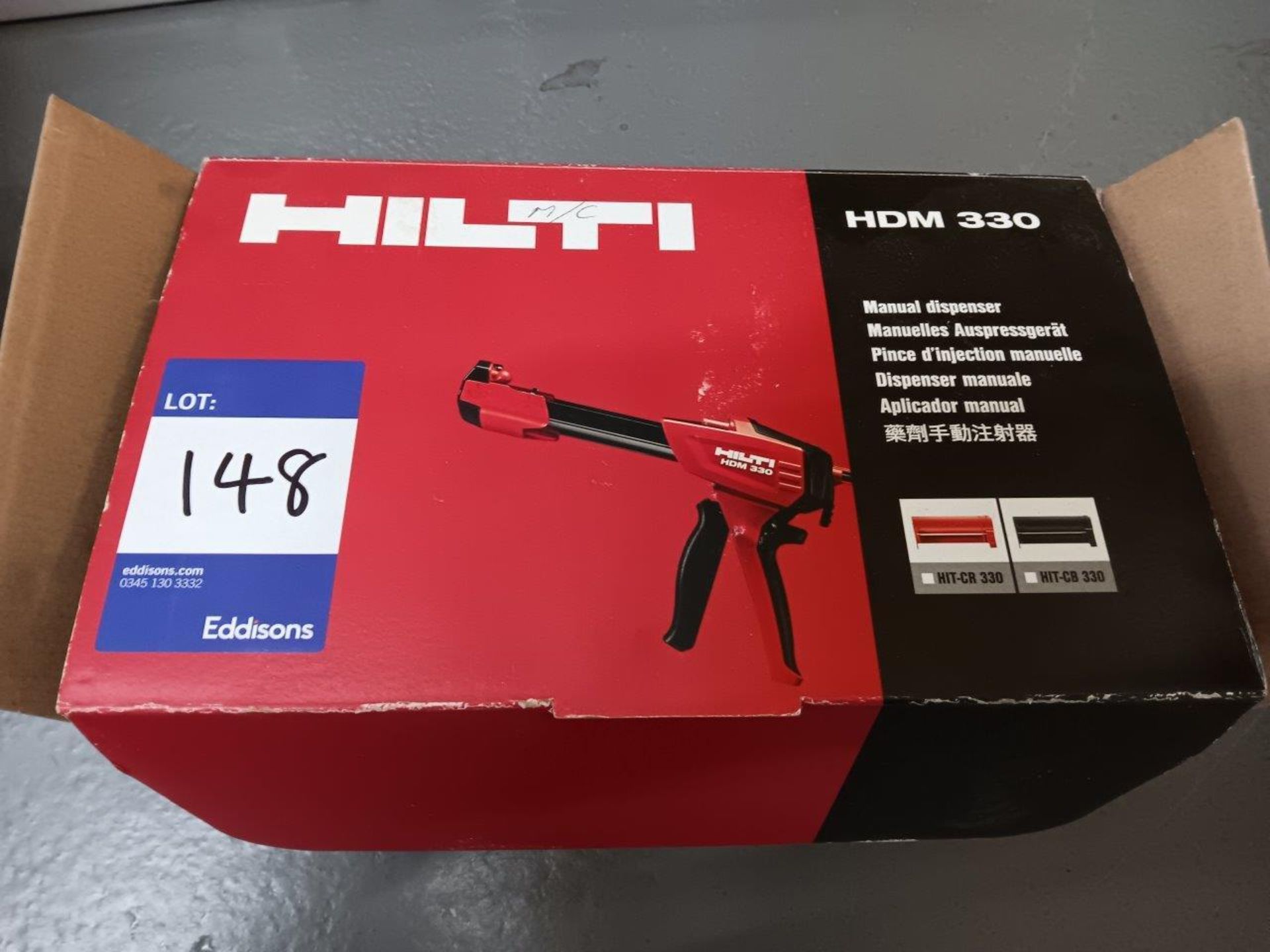 Hilti HDM330 manual adhesive dispenser