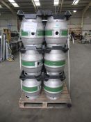 18x Stainless Steel Firkins