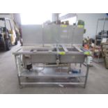 Twin Basin Cask Washer and Rinse Station