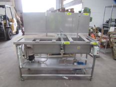 Twin Basin Cask Washer and Rinse Station