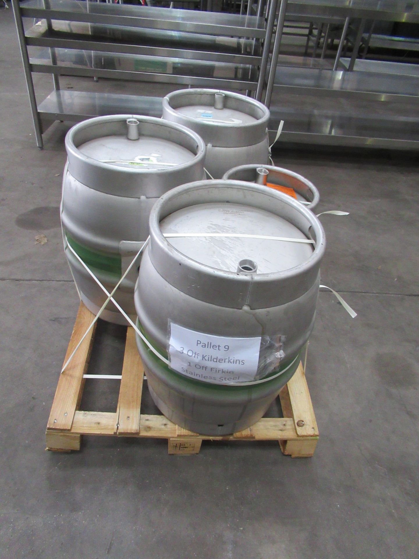 3x Stainless Steel Kilderkins and 1x Stainless Steel Firkin - Image 2 of 4
