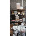 Large quantity of paper stock to racking