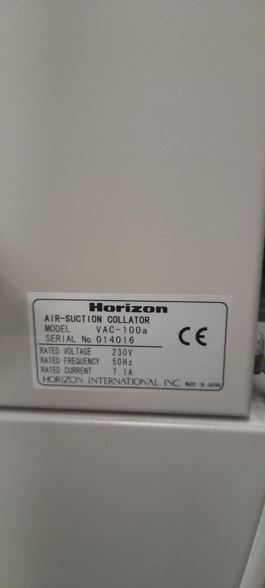 Horizon Booklet maker comprising FC-20A trimmer, Serial number 002035 SPF-20A stitcher & folder - Image 15 of 19