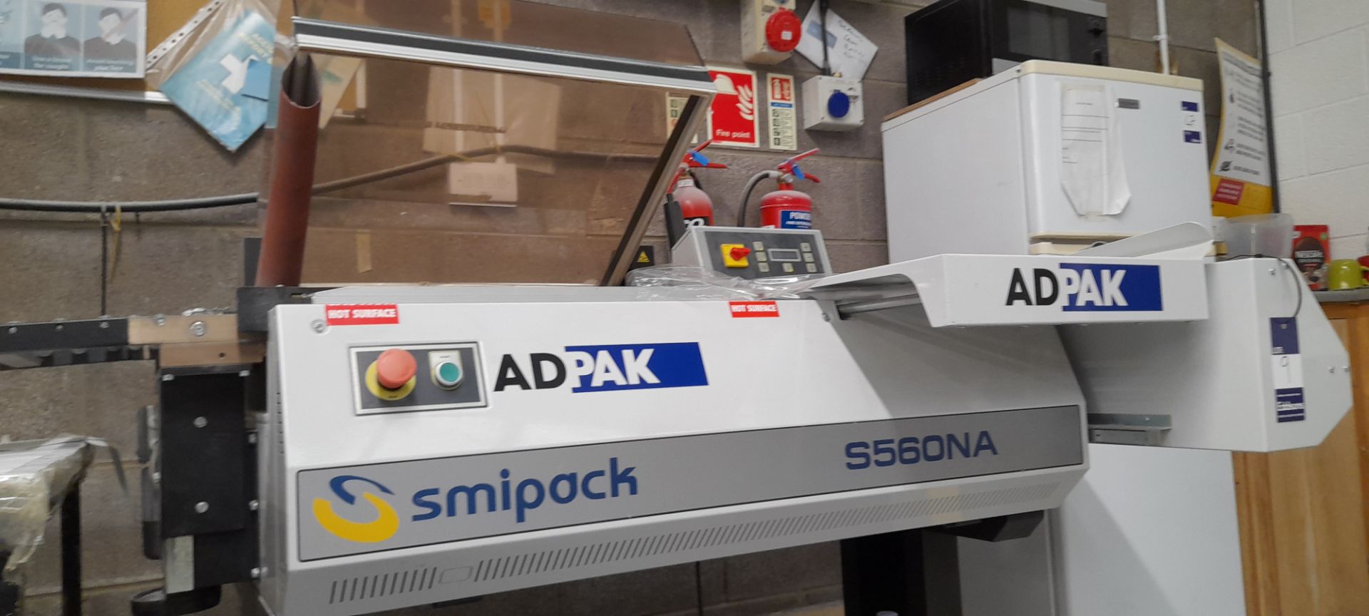 Adpak Smipack S560NA heat sealer, Serial number 10400 (2014). To be disconnected by a qualified - Image 4 of 6