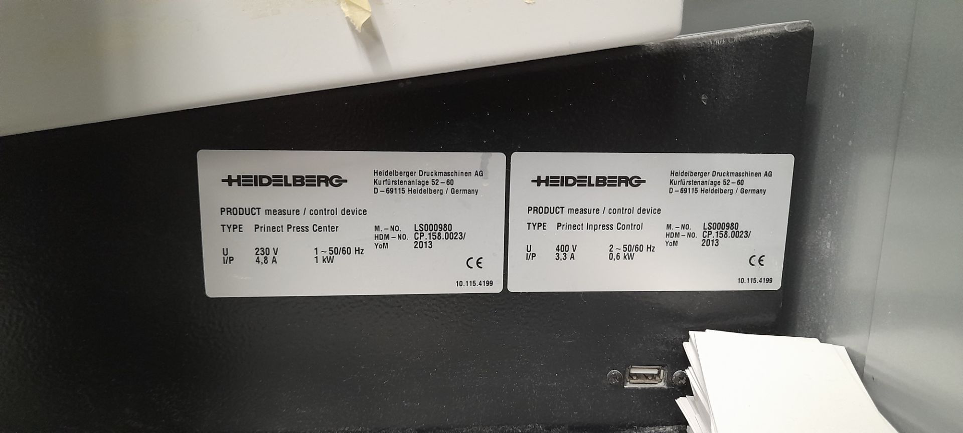 Heidelberg Speedmaster XL75-5+L-C five colour & coating unit, Oversized B2 lithographic printing pre - Image 41 of 46