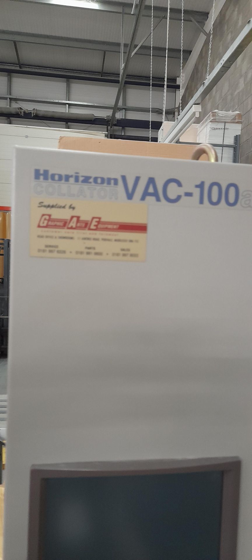 Horizon Booklet maker comprising FC-20A trimmer, Serial number 002035 SPF-20A stitcher & folder - Image 12 of 19