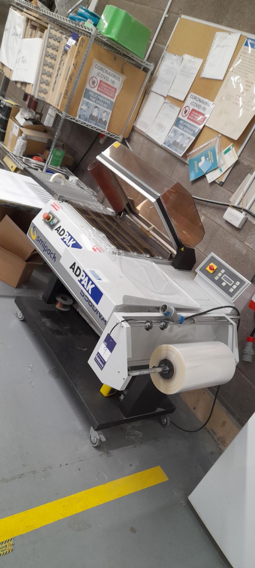 Adpak Smipack S560NA heat sealer, Serial number 10400 (2014). To be disconnected by a qualified - Image 2 of 6