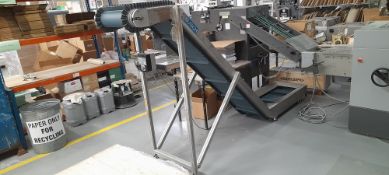 Busch KF-145-80 inclined belt conveyor, Serial number 816/507 (2003)