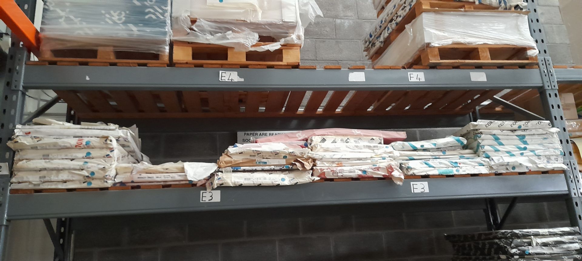 Large quantity of paper stock to racking - Image 12 of 13