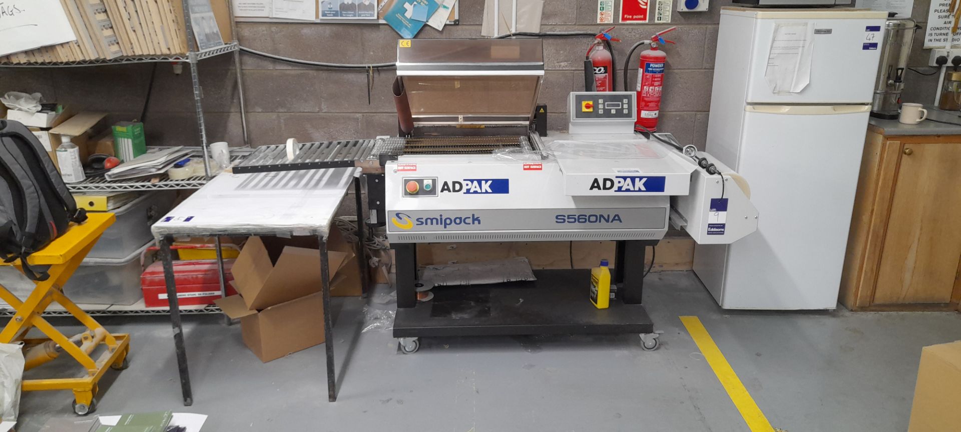 Adpak Smipack S560NA heat sealer, Serial number 10400 (2014). To be disconnected by a qualified