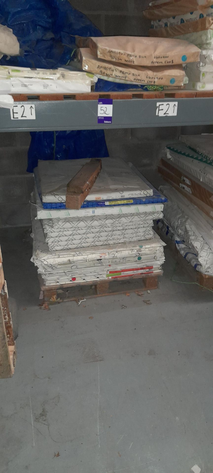 Large quantity of paper stock to racking - Image 2 of 13