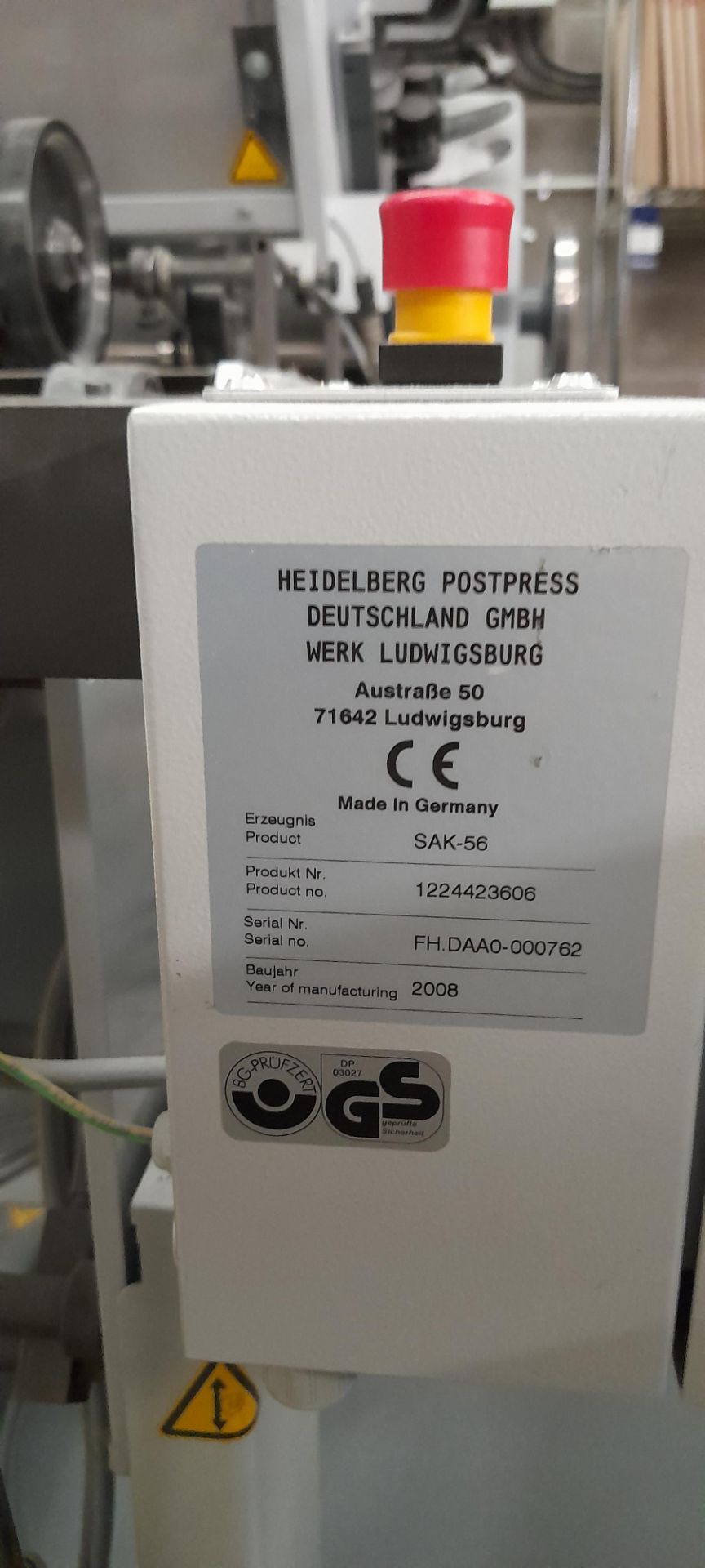 Heidelberg Stahlfolder with I-TI-52 unit, Serial n - Bild 4 aus 12