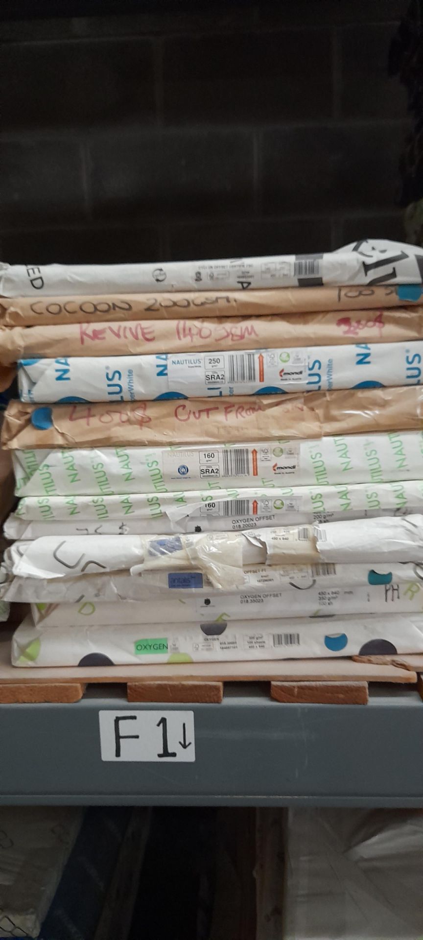 Large quantity of paper stock to racking - Image 10 of 13