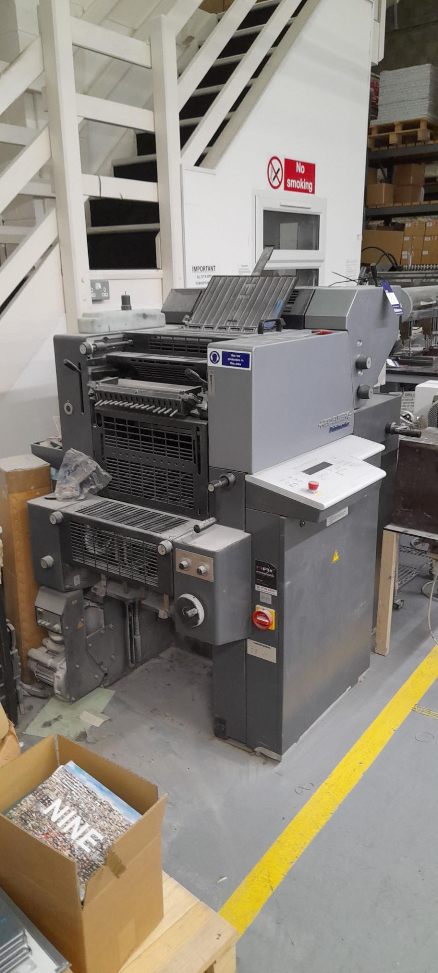 Heidelberg Printmaster A2 Printing Press, Serial number 963833. To be disconnected by a qualified - Bild 3 aus 8