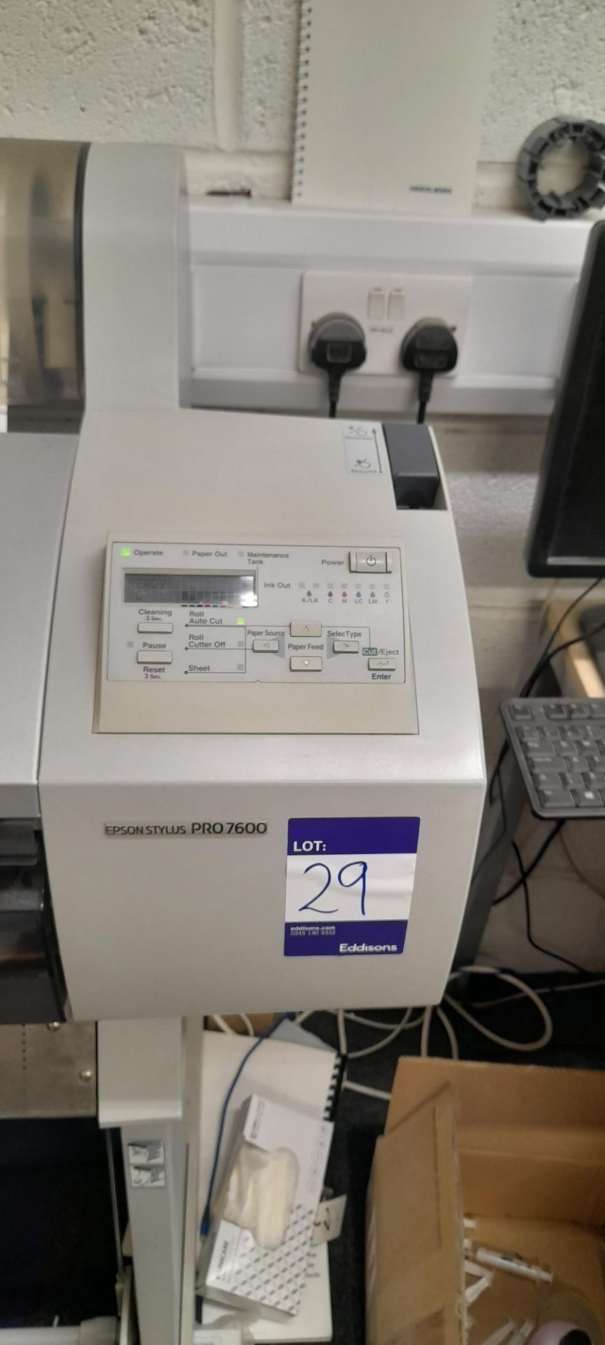 Epson Stylus Pro 7600 wide format printer - Image 3 of 3