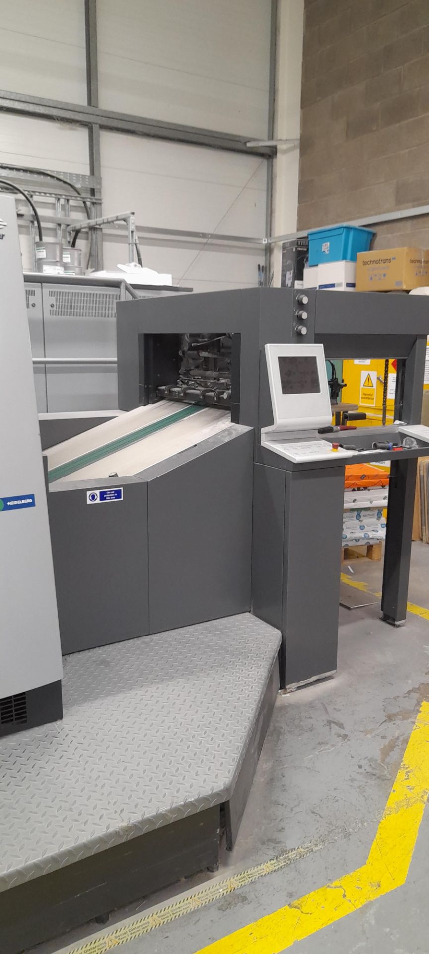 Heidelberg Speedmaster XL75-5+L-C five colour & coating unit, Oversized B2 lithographic printing pre - Image 11 of 46