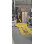 Siat Paklet semi automatic pallet stretch wrapper. To be disconnected by a qualified tradesperson