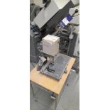 Unbadged single spindle paper drill on trolley
