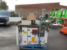 Robland T120P Spindle Moulder - 3ph - with a Smith 34 Roller Powered Feed - 3ph