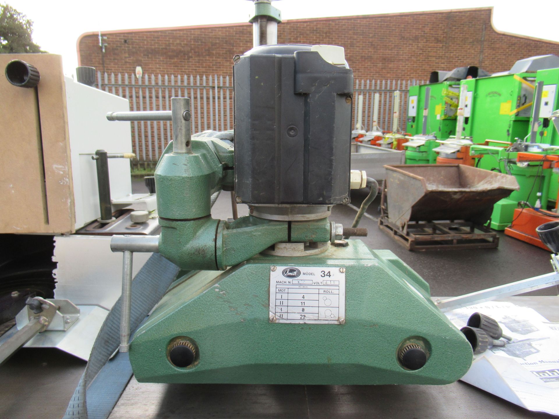 Robland T120P Spindle Moulder - 3ph - with a Smith 34 Roller Powered Feed - 3ph - Image 7 of 12