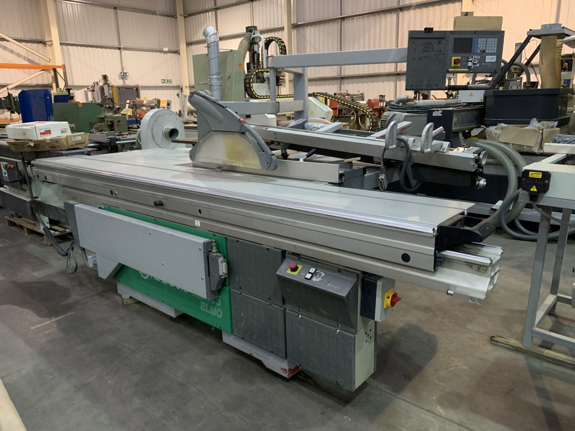 An Altendorf F45 Elmo Sliding Table Saw