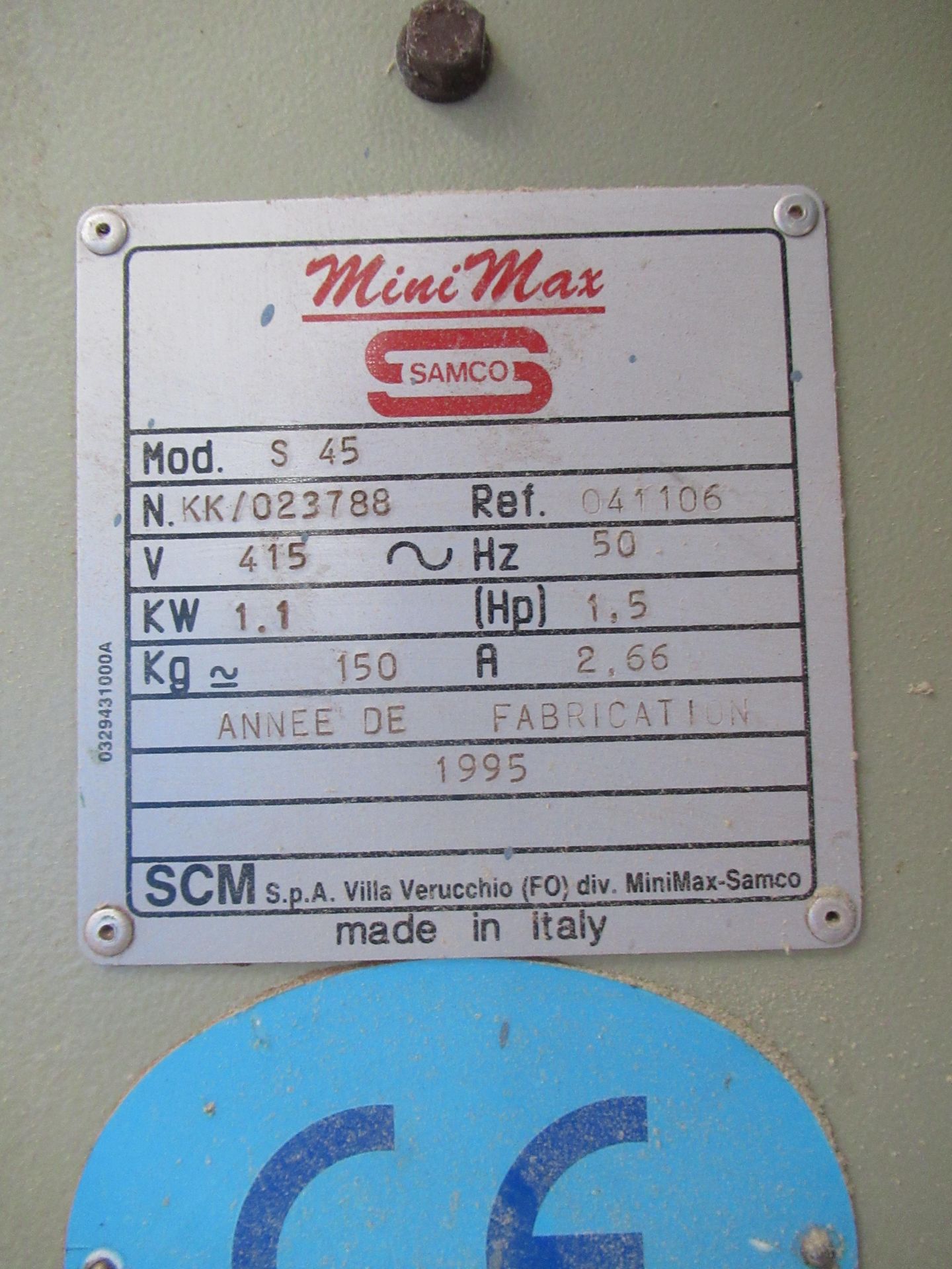 A Minimax S45 Bandsaw - 3ph - Image 5 of 6