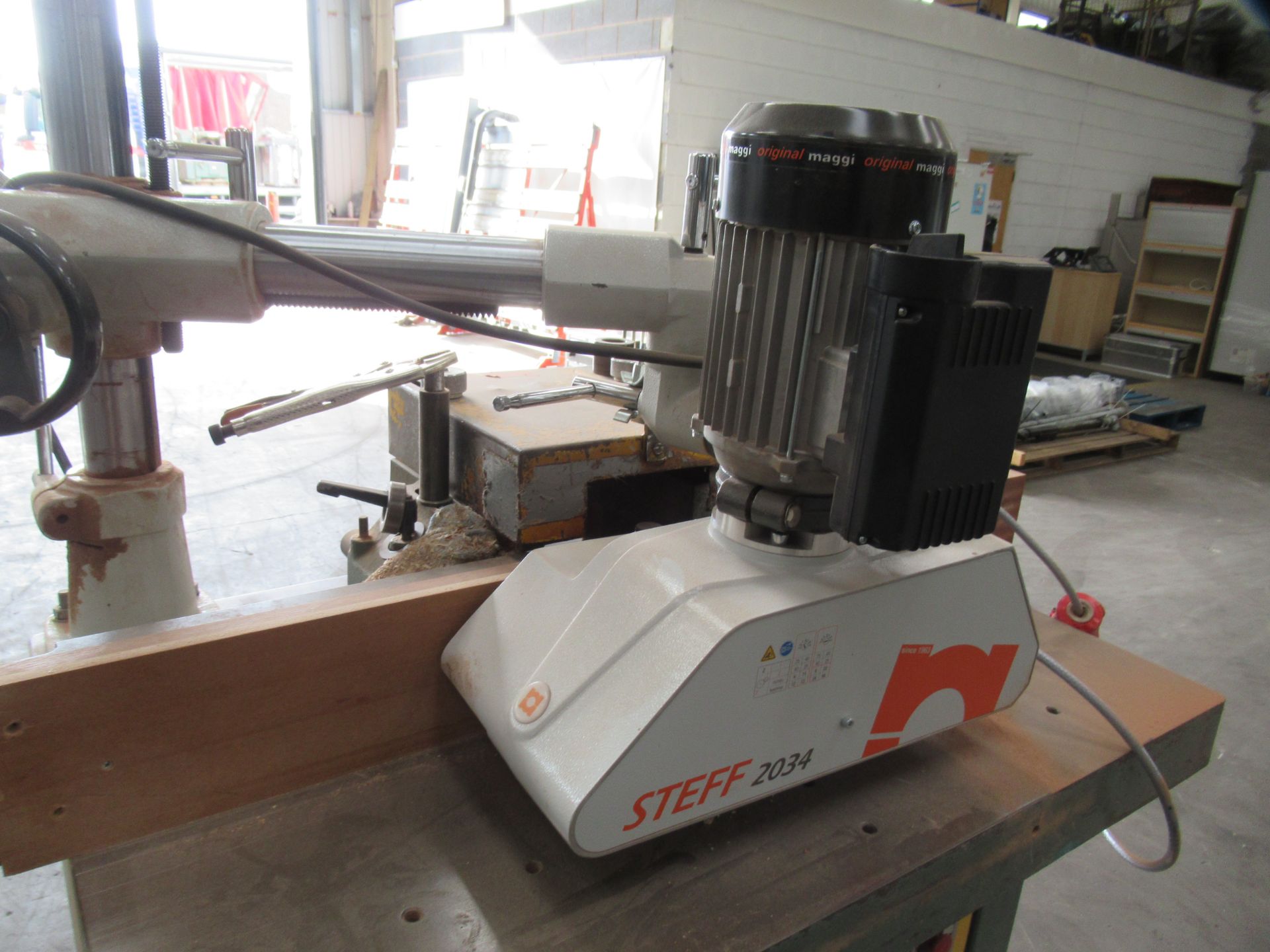 Wilson FM Spindle Moulder with Maggi Steff 2034 Powered Roller Feed - Image 9 of 9