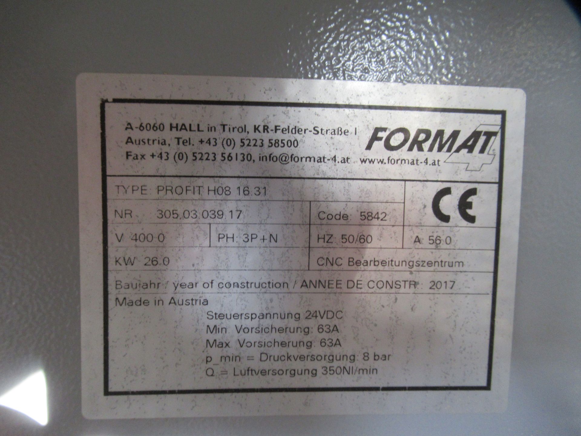 Felder Format 4 Profit HO8-16-31 CNC Machine - Image 7 of 16