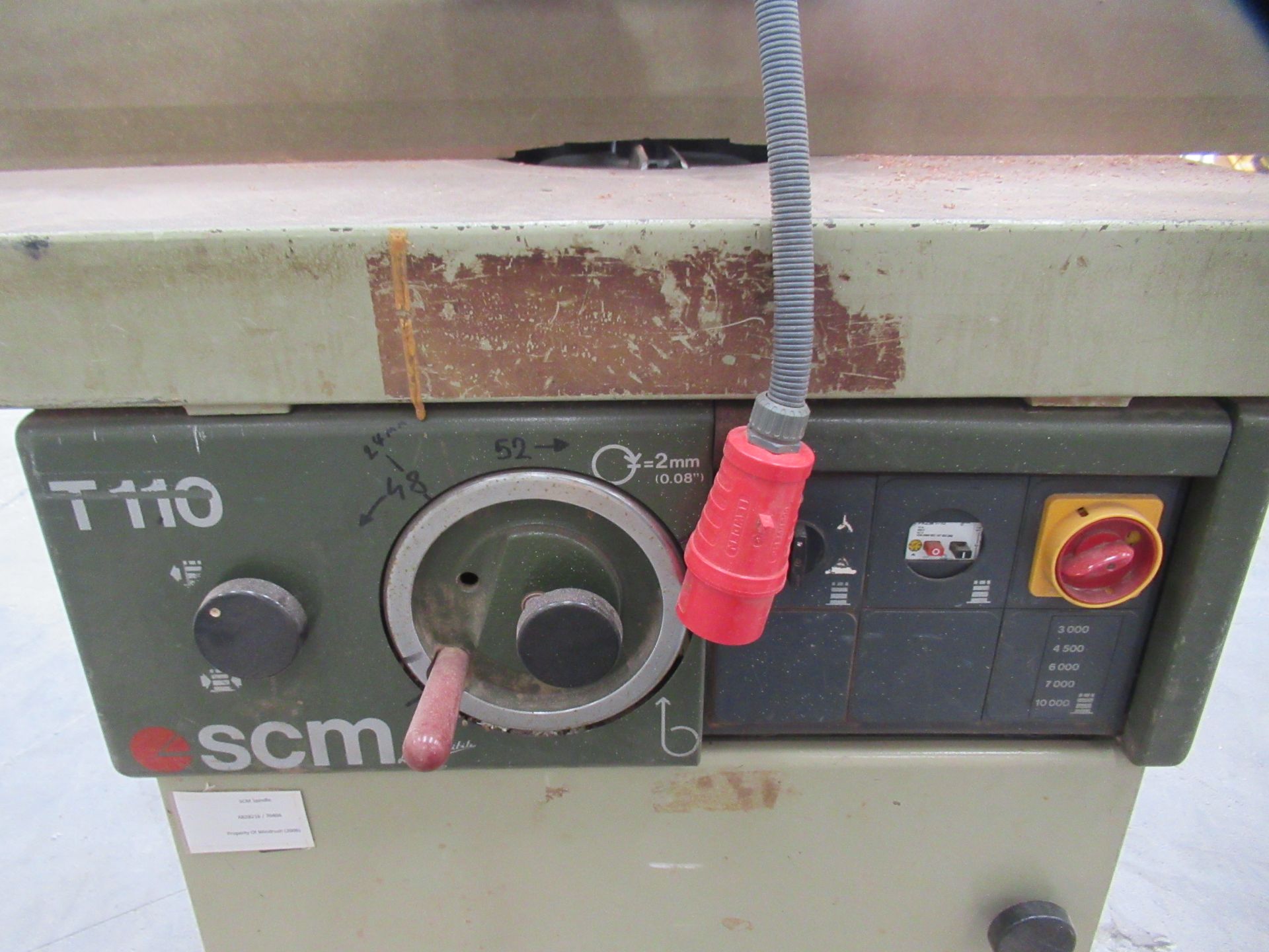 SCM T110 Spindle Moulder with Whitehall Moulding Head - Image 8 of 8