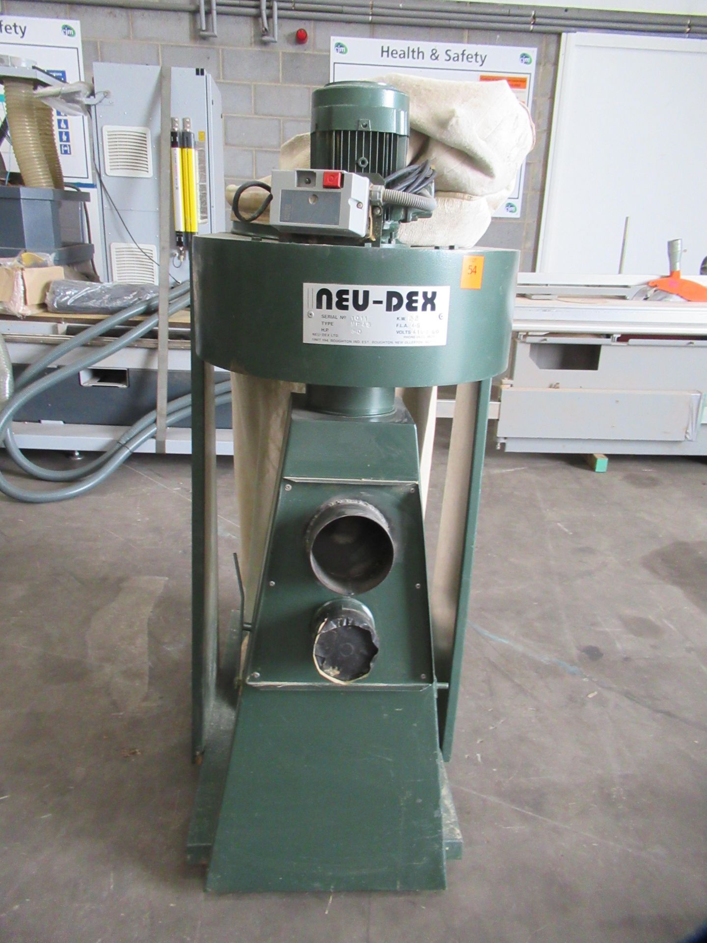 Neu-Dex 1011 Mobile Single Bag Dust Collector- 3PH