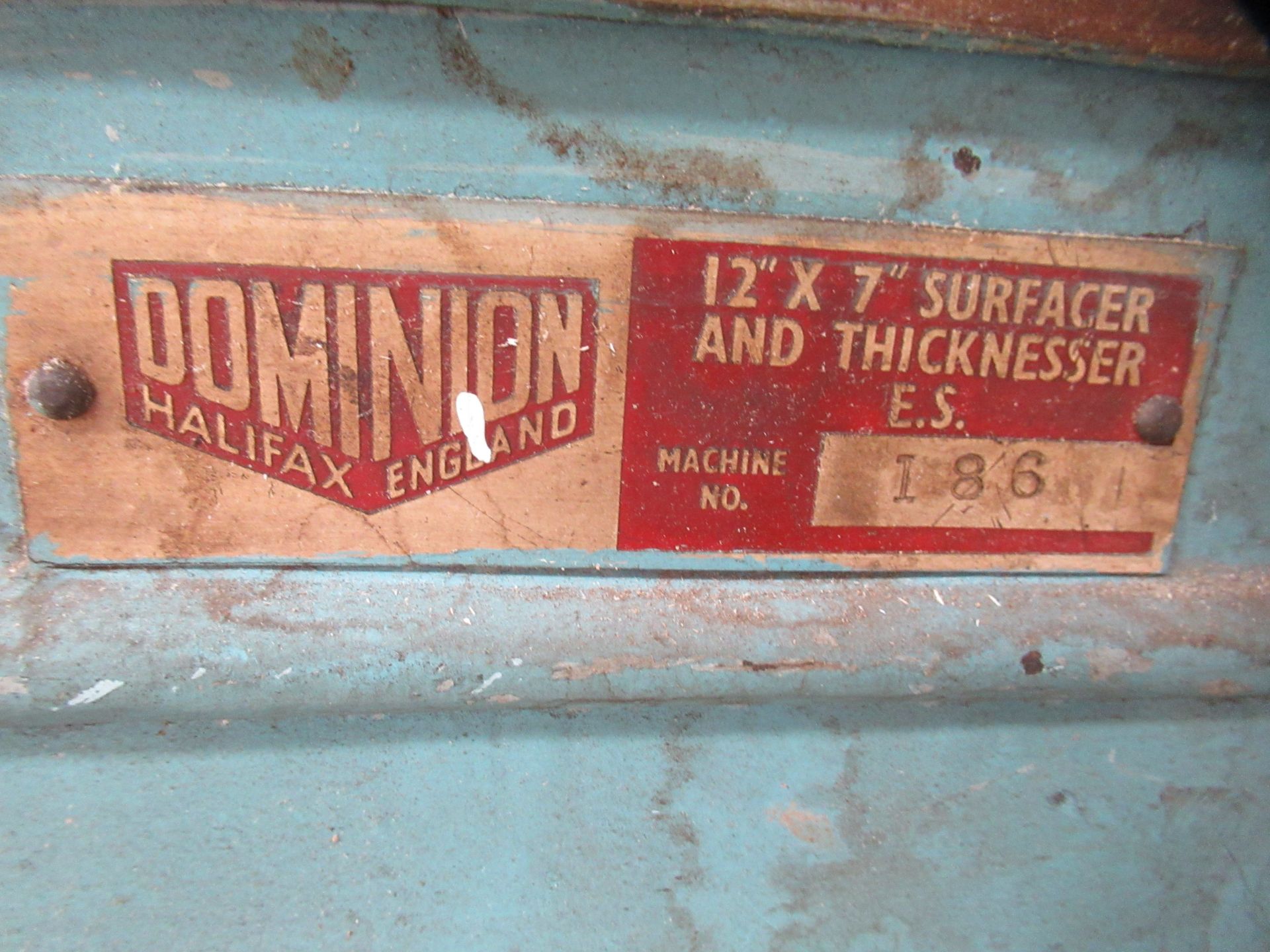 Dominion 12" x 7" Planer Thicnesser Model ES - 3ph - Bild 5 aus 8