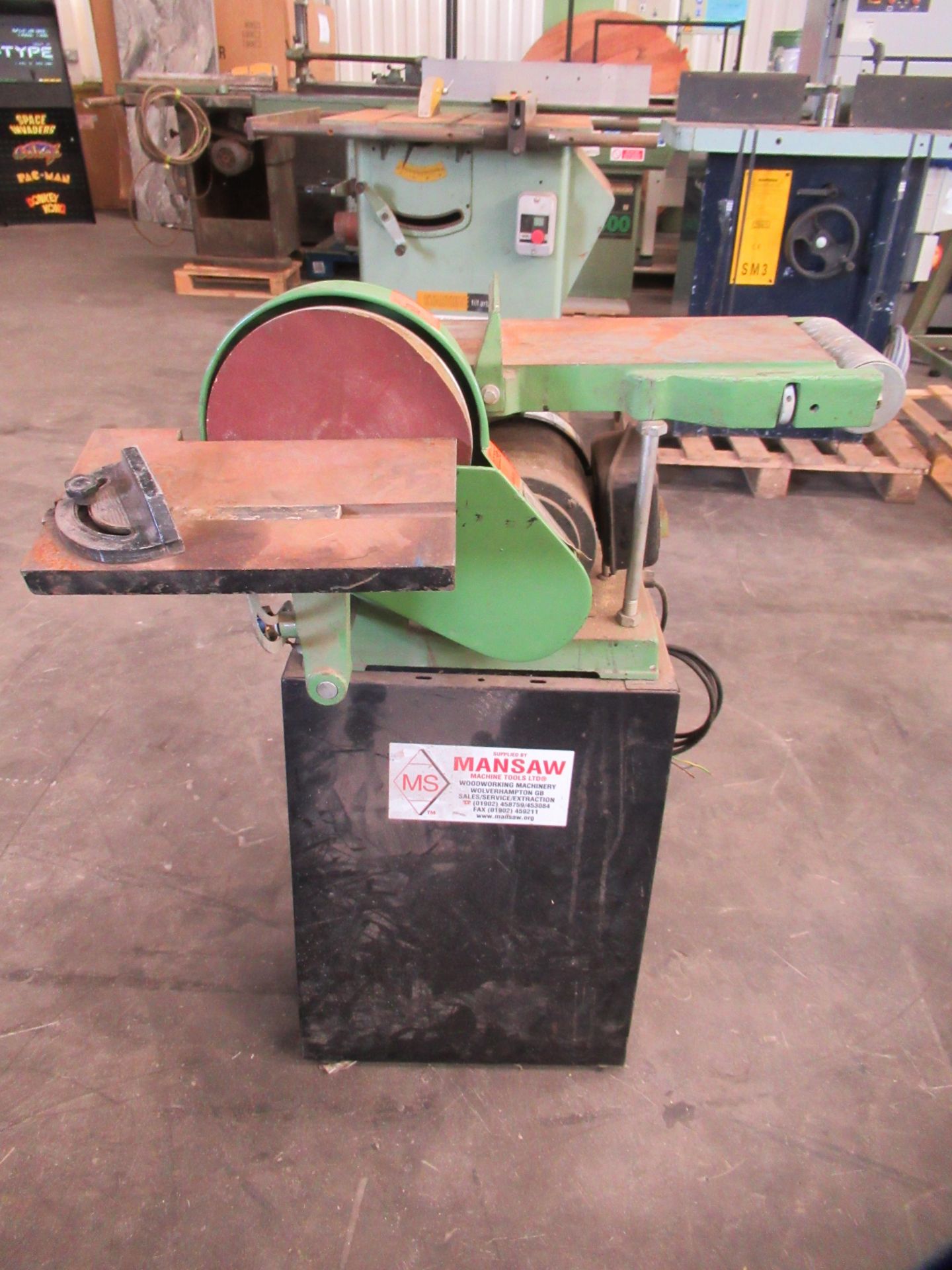 Sealey Horizontal/Verticle Belt & Disc Sander Model: SM15/ST