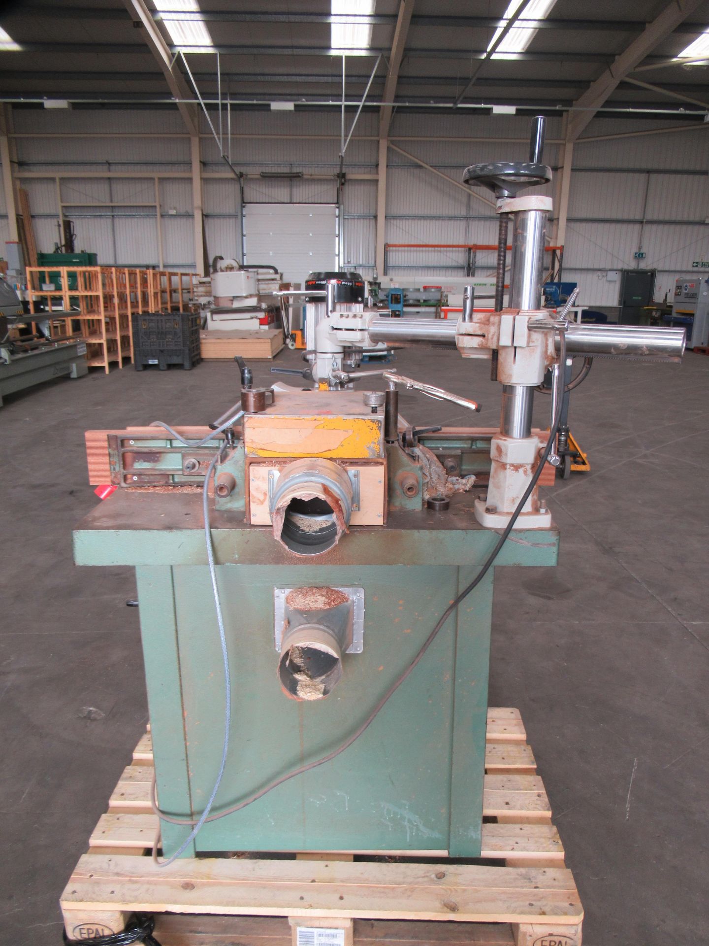 Wilson FM Spindle Moulder with Maggi Steff 2034 Powered Roller Feed - Image 4 of 9