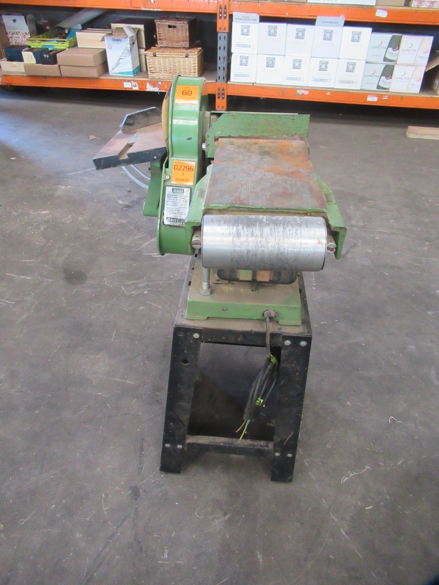 Sealey Horizontal/Verticle Belt & Disc Sander Model: SM15/ST - Bild 2 aus 5