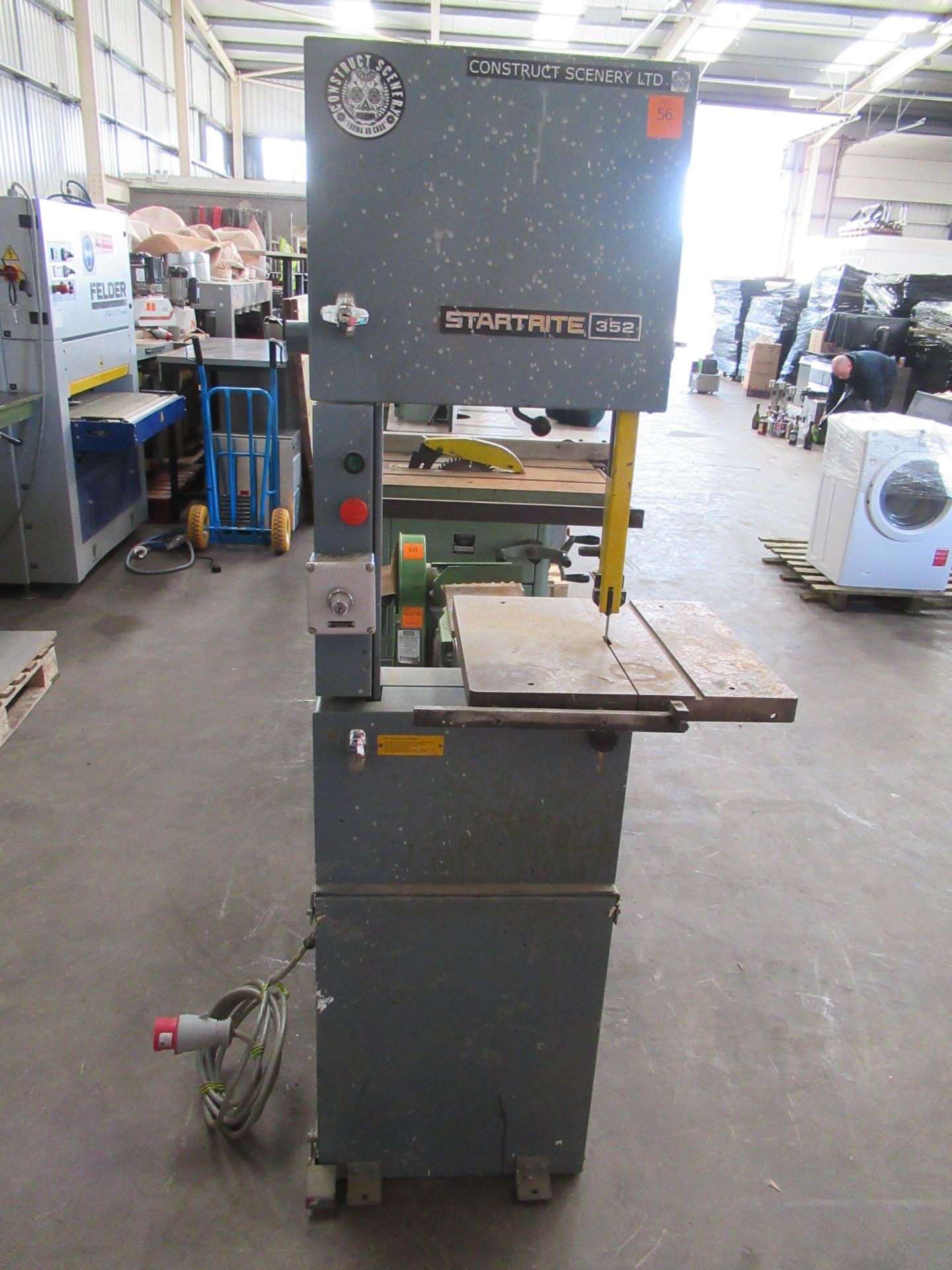 Startrite 352 Verticle Bandsaw s/n 60935, 415V