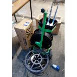 Strapping tool & trolley & box shrink wrap