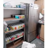 Refrigerator & 2 racks & First Aid kits etc to lab.