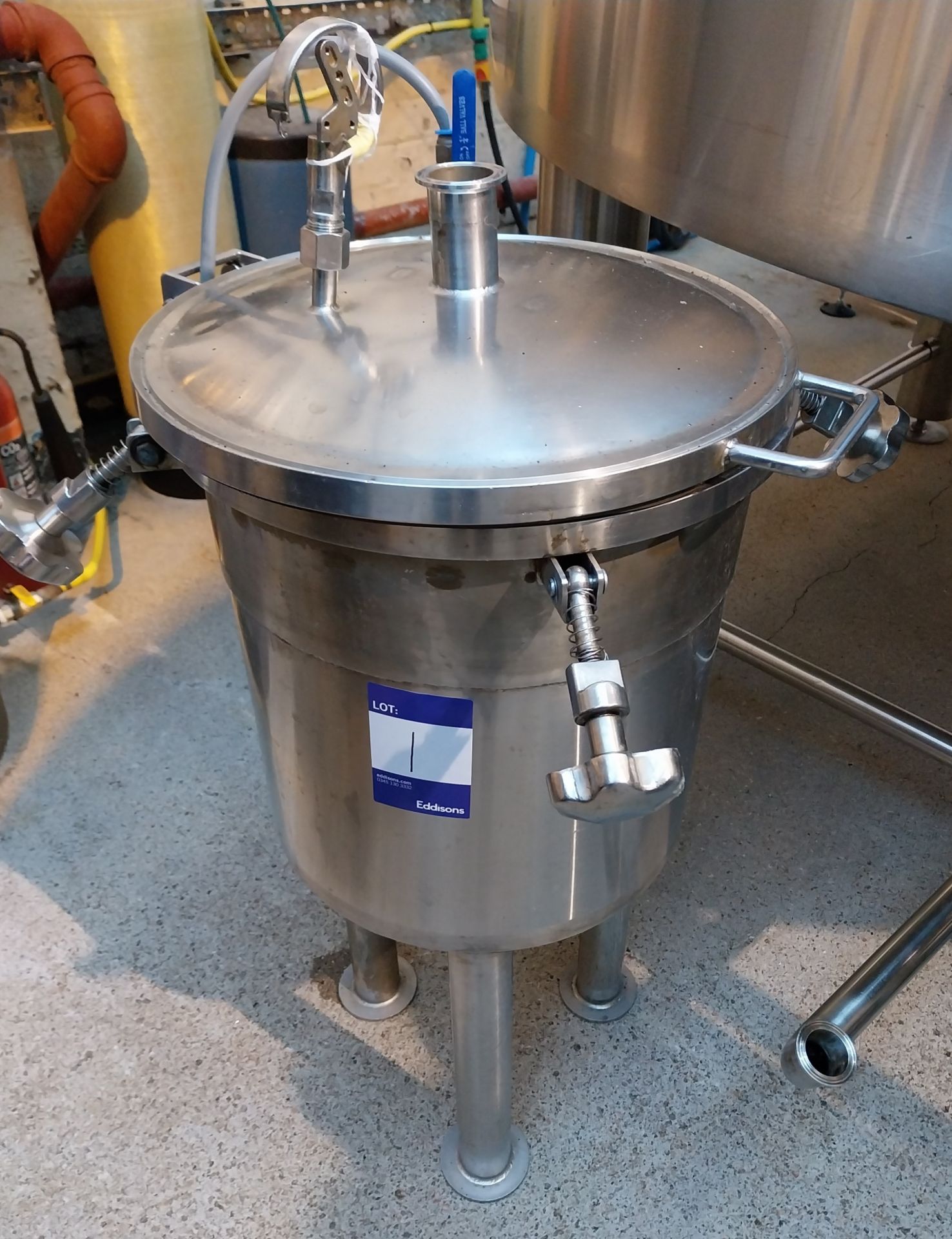 Brewhouse 15bbl Comprising: Mashtun HG 2.5 (2500Ltr) Steam Jacketed Serial number HG-TH2500-12 ( - Image 7 of 17