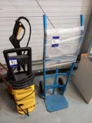 Karcher KB2020 pressure washer & sack barrow