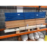 5 Bays of boltless steel light duty racking