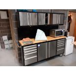 Ultimate stainless steel & steel workstation (converted to kitchen unit)