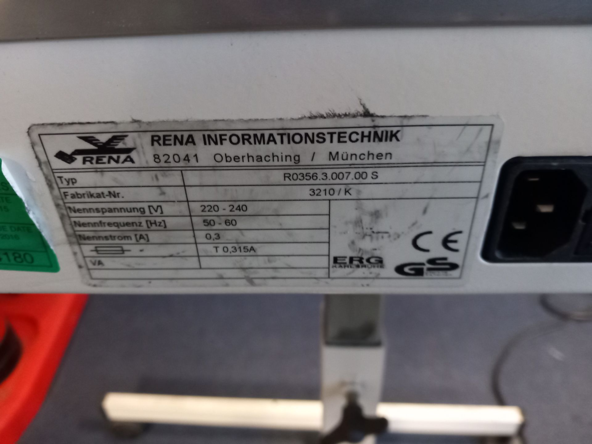 Rena RO3563.007.005 conveyor - Image 2 of 2