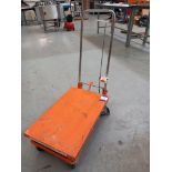 Powell 150kgs scissor lift platform trolley