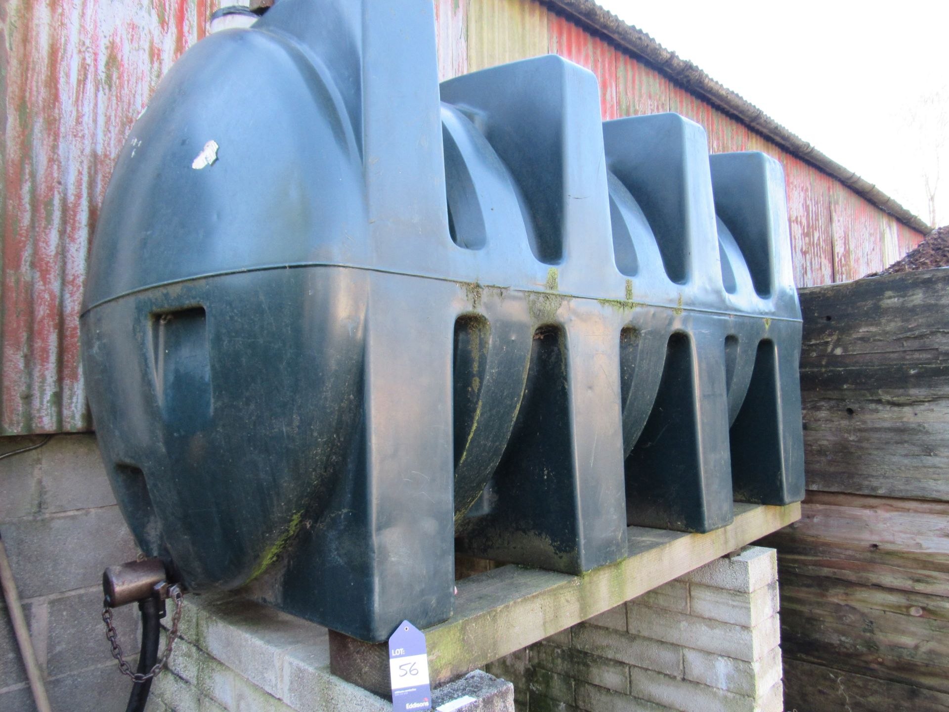 2000L diesel tank and remaining contents approx. 2 - Image 2 of 3